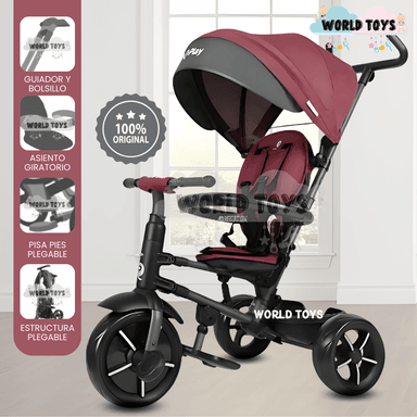 TRICICLO BEAUTIFUL STARITE ROSA GUIADOR