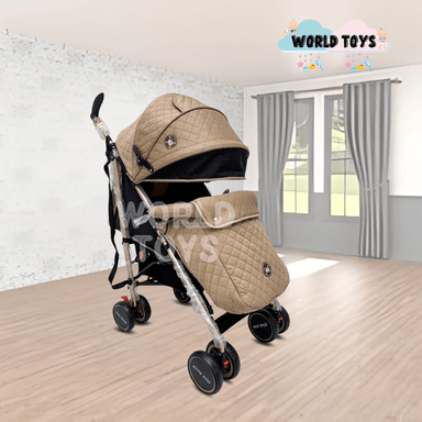 COCHE BASTÓN KIDS ISABEL PRO BEIGE EYOB EXCLUSIVO - 4