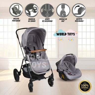 COCHE TRAVEL SYSTEM INFANTI «CLOUDER» EDICIÓN LIMITADA GRIS
