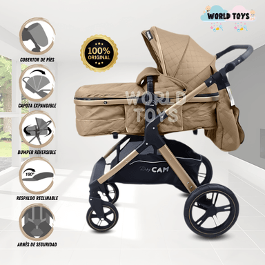 COCHE MOISÉS «NAPOLY» EDICIÓN LIMITADA BEIGE