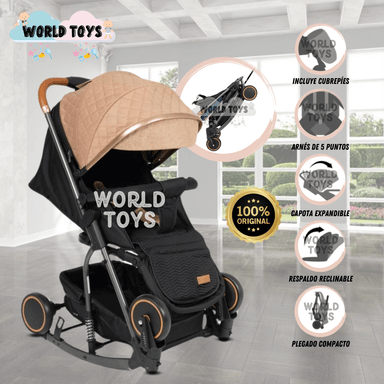 COCHE MALETA MECEDORA «ROCKING PRIME» PREMIUM BEIGE