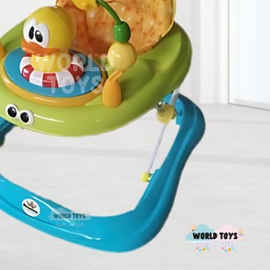 ANDADOR PARA BEBÉS 3 EN 1 «DUCKY LUCKY» CON TABLERO MUSICAL VERDE - 3