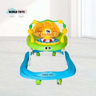 ANDADOR PARA BEBÉS 3 EN 1 «DUCKY LUCKY» CON TABLERO MUSICAL VERDE - 4