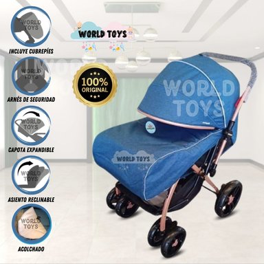 COCHE CUNA PARA BEBÉ «LLANTONE» EDICIÓN LIMITADA AZUL