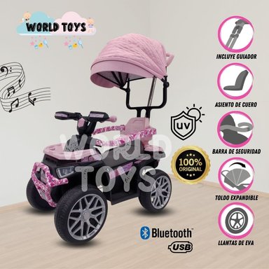 CORREPASILLO A BATERÍA «TERRA FORCE» CON BLUETOOTH ROSADO - 1