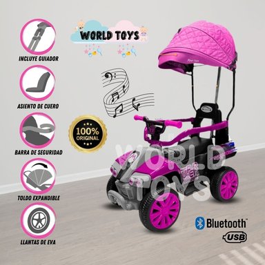 CORREPASILLO A BATERÍA «KARTMARIO» CON BLUETOOTH ROSADO - 1