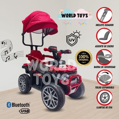 CORREPASILLO A BATERÍA «TERRA FORCE» CON BLUETOOTH ROJO - 1