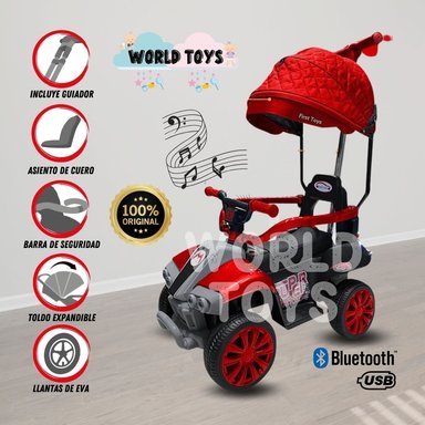 CORREPASILLO A BATERÍA «KARTMARIO» CON BLUETOOTH ROJO - 1