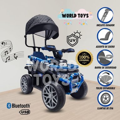CORREPASILLO A BATERÍA «TERRA FORCE» CON BLUETOOTH AZUL - 1