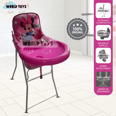 SILLA DE COMER «MICK MOUSE» ROSADO