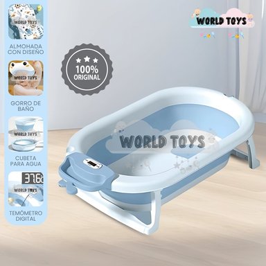 BAÑERA PLEGABLE PARA BEBÉS «WALY MAUI» BLUE
