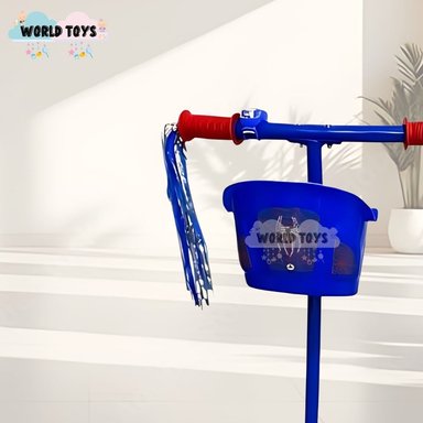 SCOOTER PARA NIÑOS «FUNNY RIDE»CON EQUIPO DE SEGURIDAD AZUL - 2