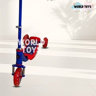 SCOOTER PARA NIÑOS «FUNNY RIDE»CON EQUIPO DE SEGURIDAD AZUL - 3