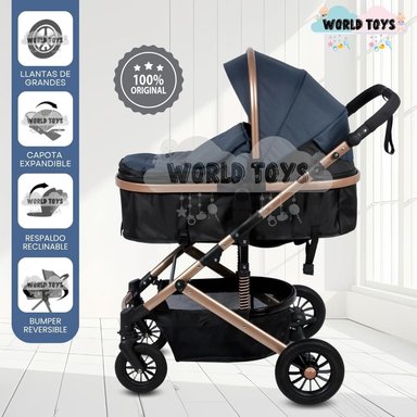 COCHE MOISÉS «MILLION COMFORT» EDICIÓN LIMITADA AZUL