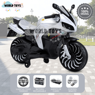 TRIMOTO A BATERÍA PARA NIÑOS «DUCAT ITALY» WHITE - 1