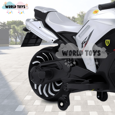 TRIMOTO A BATERÍA PARA NIÑOS «DUCAT ITALY» WHITE - 4