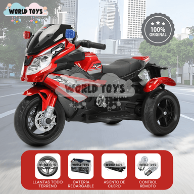 TRIMOTO A BATERÍA PARA NIÑOS «DELTA» RED - 1