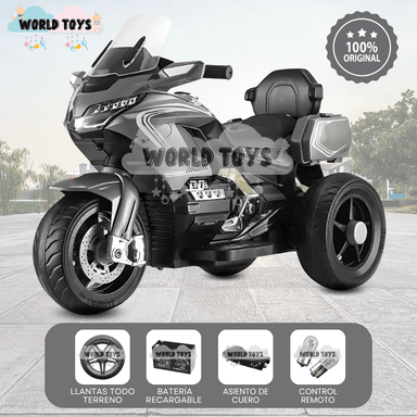 TRIMOTO A BATERÍA PARA NIÑOS «AVENIR» SILVER - 1