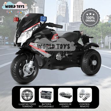 TRIMOTO A BATERÍA PARA NIÑOS «DELTA» BLACK - 1