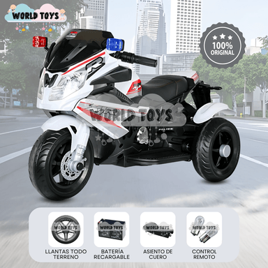 TRIMOTO A BATERÍA PARA NIÑOS «DELTA» WHITE - 1