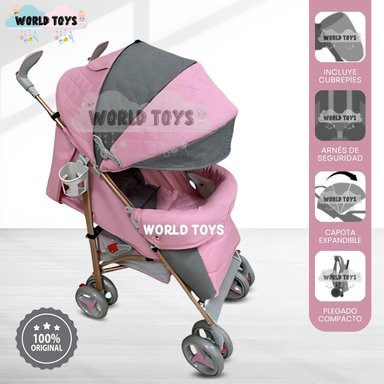 COCHE BASTÓN DEPORTIVO «SUPREME PLUS» PINK