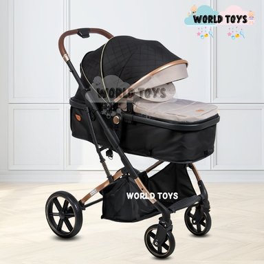 COCHE CUNA MOISÉS DE LUJO «SATURNO ULTRA» BEIGE - 3