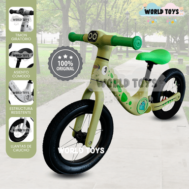 BICICLETA DE EQUILIBRIO «GIRAFFE» VERDE