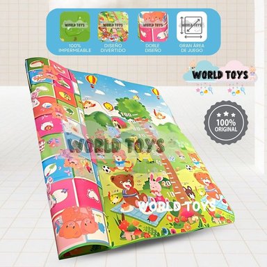 ALFOMBRA DIDÁCTICA «LITTLE GARDEN» MULTICOLOR