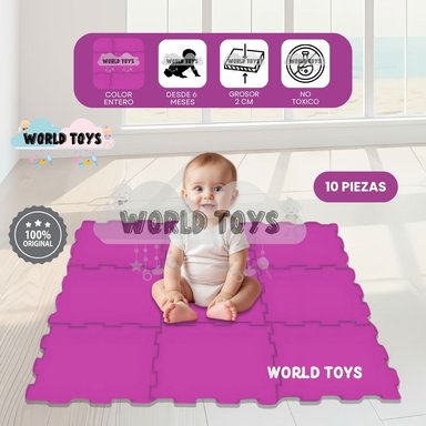 PISO DIDÁCTICO «COUSY FLOOR PLUS» 2.0CM FUCSIA