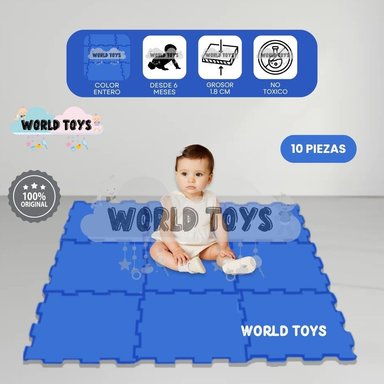 PISO DIDÁCTICO «PLAYGROUND DELUXE» 1.8CM AZUL