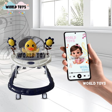 ANDADOR MUSICAL PARA BEBÉS «CHICKIE» CON BLUETOOTH DARK BLUE - 5