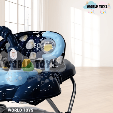 ANDADOR MUSICAL PLEGABLE «CUTE MONKEY» CON BLUETOOTH BLUE - 3