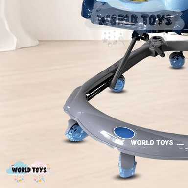 ANDADOR MUSICAL PLEGABLE «CUTE MONKEY» CON BLUETOOTH BLUE - 4