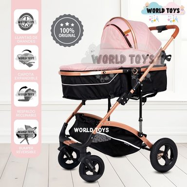 COCHE MOISÉS DE LUJO «MADYN» EDICIÓN LIMITADA PINK