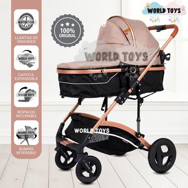 COCHE MOISÉS DE LUJO «MADYN» EDICIÓN LIMITADA BEIGE