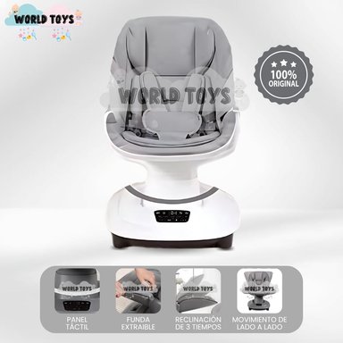 MECEDORA ELÉCTRICA PARA BEBÉS «MERCY» LIGHT GRAY