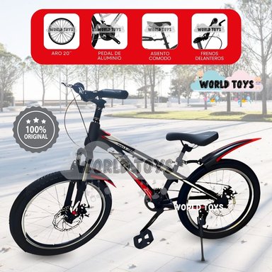 BICICLETA DEPORTIVA ARO 20 «SKINY PHILLIPS» EDICIÓN LIMITADA RED
