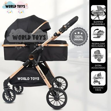 COCHE MOISÉS TRAVEL SYSTEM «PARIS NEW» EDICIÓN LIMITADA BLACK