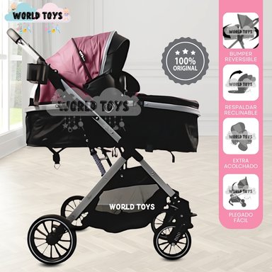 COCHE MOISÉS TRAVEL SYSTEM «IBIZA» EDICIÓN LIMITADA PINK