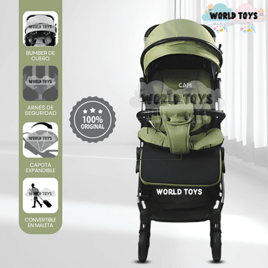 COCHE MALETA DE LUJO «SPLINN» GREEN