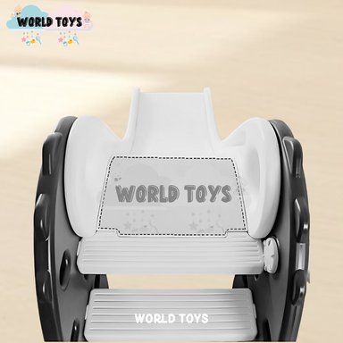 TOBOGÁN PARA NIÑOS «LEO» CON BARANDAS DE SEGURIDAD BEIGE - 4