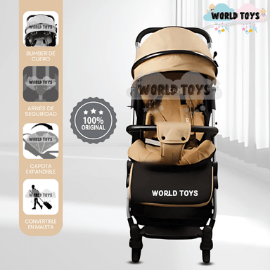 COCHE MALETA DE LUJO «SPLINN» BEIGE