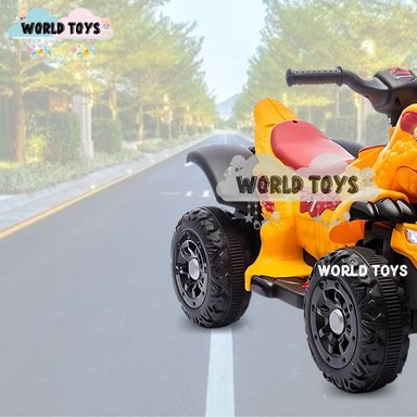 CUATRIMOTO A BATERÍA PARA NIÑOS «REX» CONTROL REMOTO ORANGE - 2