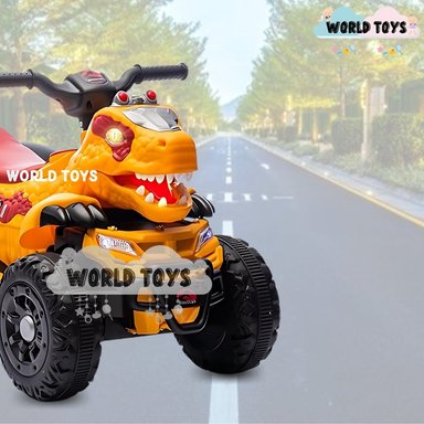 CUATRIMOTO A BATERÍA PARA NIÑOS «REX» CONTROL REMOTO ORANGE - 3