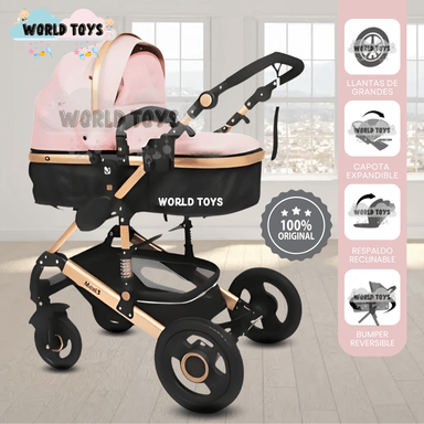 COCHE MOISÉS TRAVEL SYSTEM «MAXII» EDICIÓN LIMITADA PINK