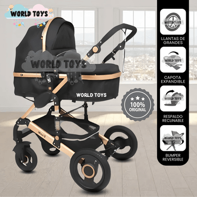 COCHE MOISÉS TRAVEL SYSTEM «MAXII» EDICIÓN LIMITADA BLACK