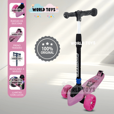 SCOOTER PARA NIÑOS «BOLT» PINK - 1