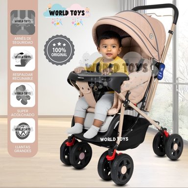 COCHE CUNA BABY HAPPY «VINTAGE NEW» BEIGE