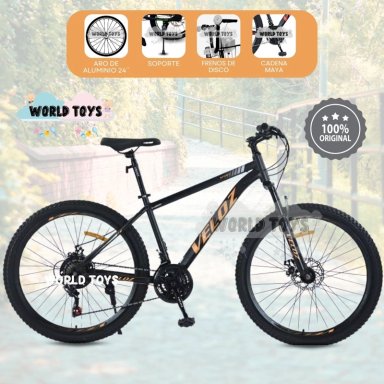 BICICLETA DEPORTIVA ARO 24 «PATHWAY» EDICIÓN LIMITADA ORANGE