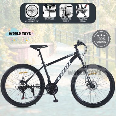 BICICLETA DEPORTIVA ARO 24 «PATHWAY» EDICIÓN LIMITADA BLACK
